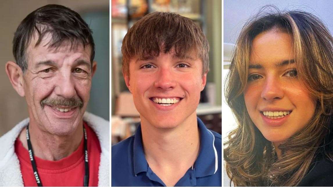 (From left to right) Ian Coates, Barnaby Webber and Grace O’Malley-Kumar all suffered multiple stab wounds (PA Media/Nottinghamshire Police)