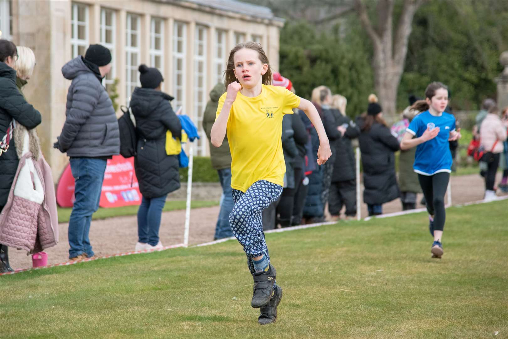 EL_PR Cross Country 2024 19Isla Harrison from Alves Primary finished sixth in the P4/5 Girls race.Active Schools Primary Cross Country 2024, held at Gordon Castle, Fochabers. Picture: Daniel Forsyth.