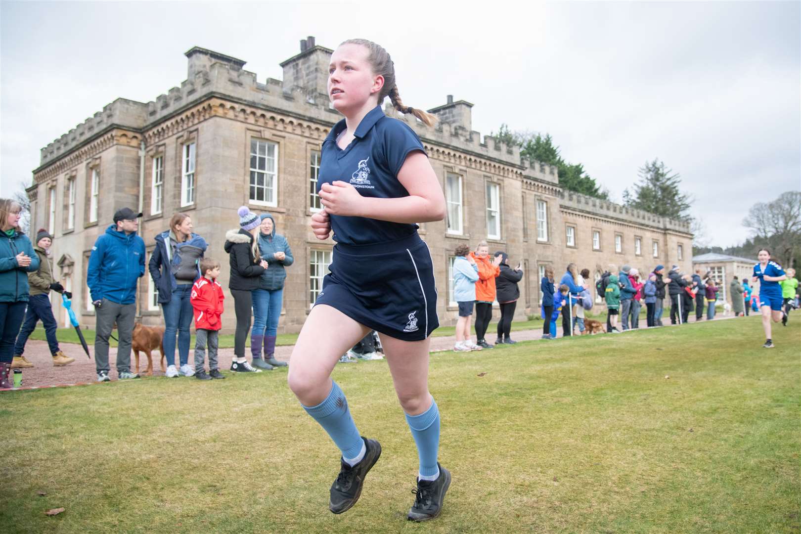 EL_PR Cross Country 2024 35(Gordonstoun) pupil competes in the Primary 6/7 Girls race.Active Schools Primary Cross Country 2024, held at Gordon Castle, Fochabers. Picture: Daniel Forsyth.