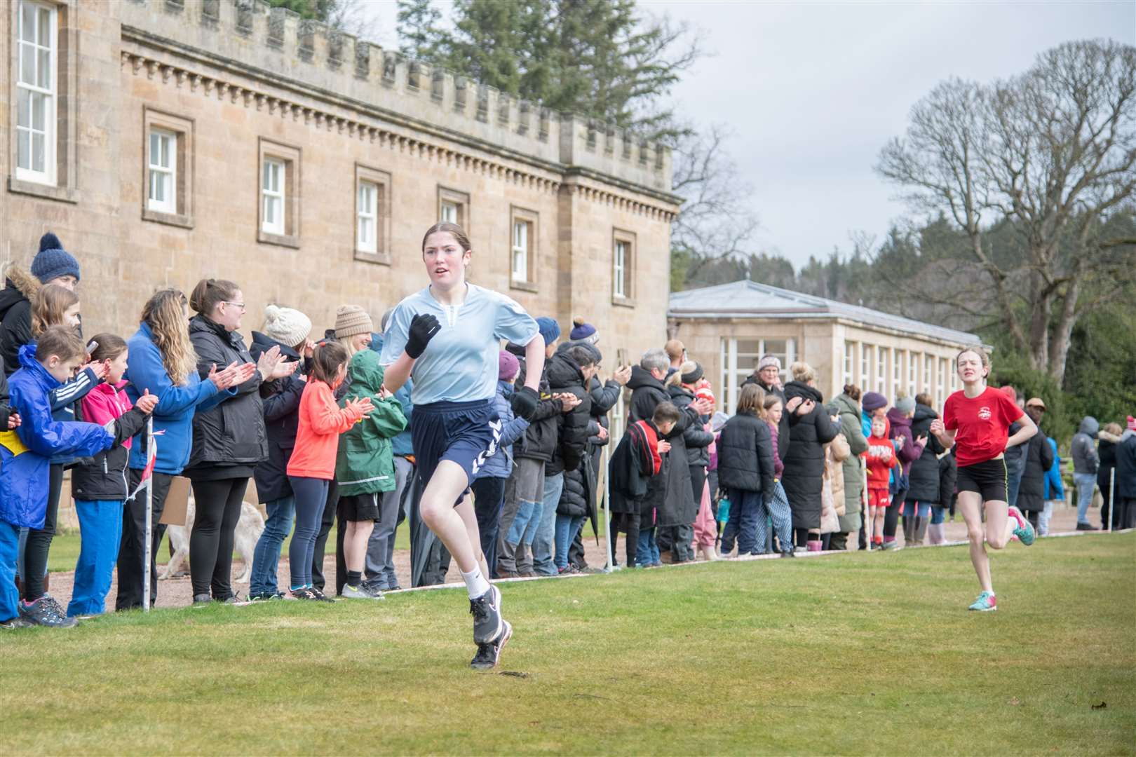 EL_PR Cross Country 2024 37Second in the P6/7 Girls race was Isla Weir (Findochty PR) and third Eva McFall (Tomintoul PR). Active Schools Primary Cross Country 2024, held at Gordon Castle, Fochabers. Picture: Daniel Forsyth.