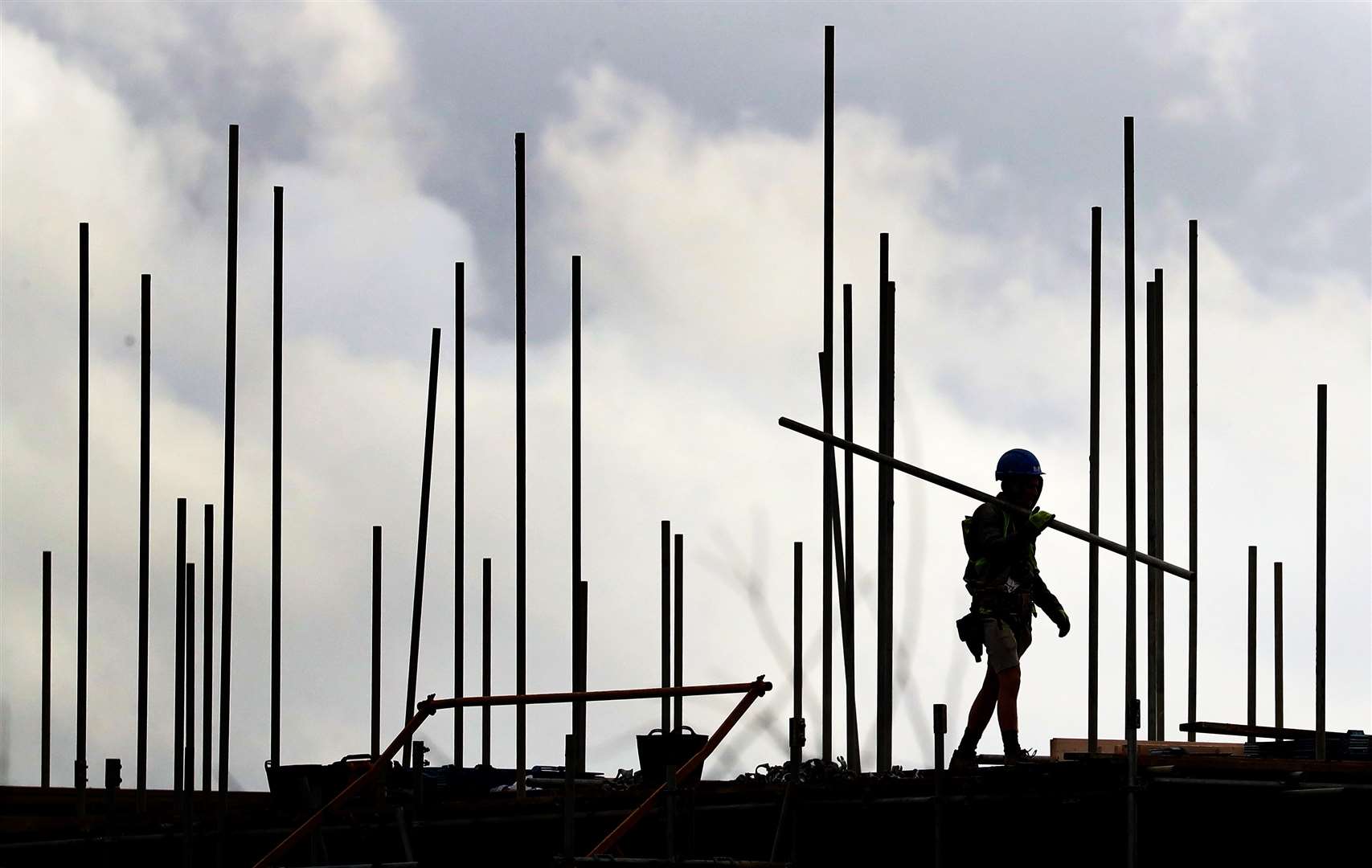Housebuilding has consistently weighed on activity with firms feeling the knock-on effects of higher interest rates leading to weaker demand in the property market (PA)