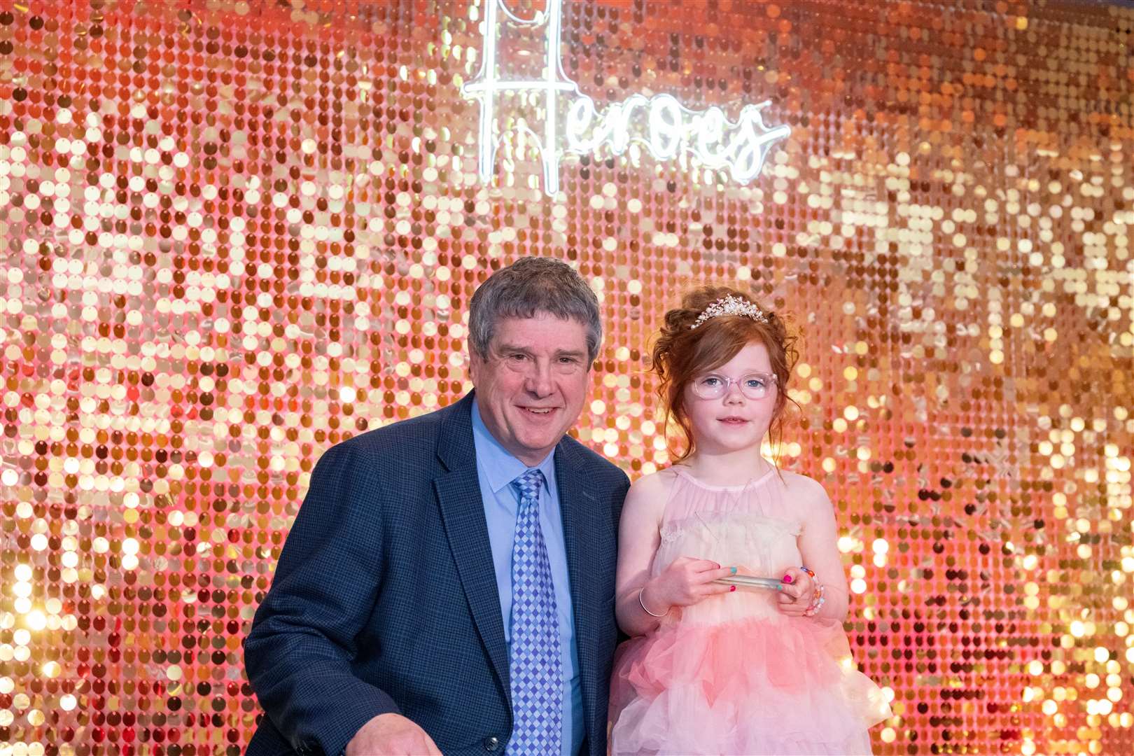 The Primary Pupil of the Year winner was Delilah Clark with sponsor Kenny Addison. Picture: Beth Taylor