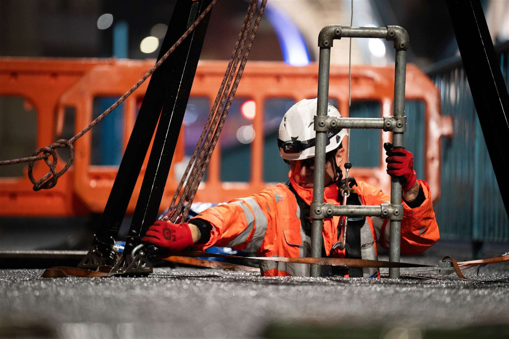 Civil engineering continued to be a bright spot for the wider construction industry (James Manning/PA)