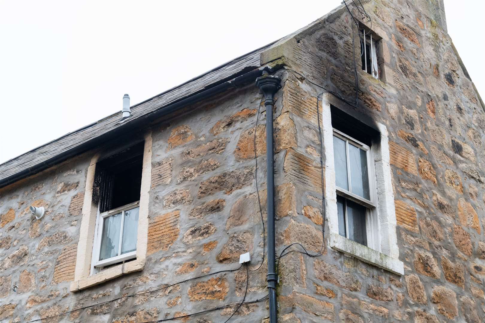 Fire and Police were informed of a house fire on Tuesday April 9 on Urquhart Street, Forres.