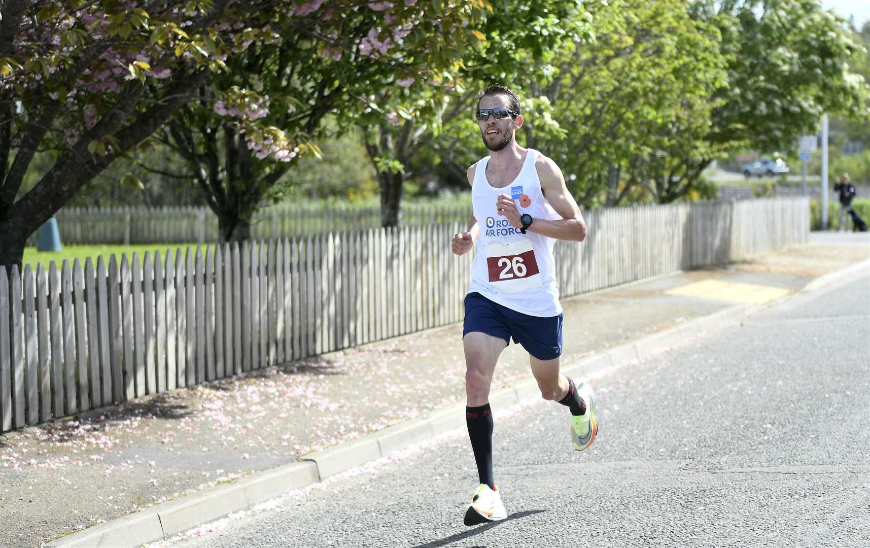 Adam Baker won the Forres 10k last year. Picture: Becky Saunderson..