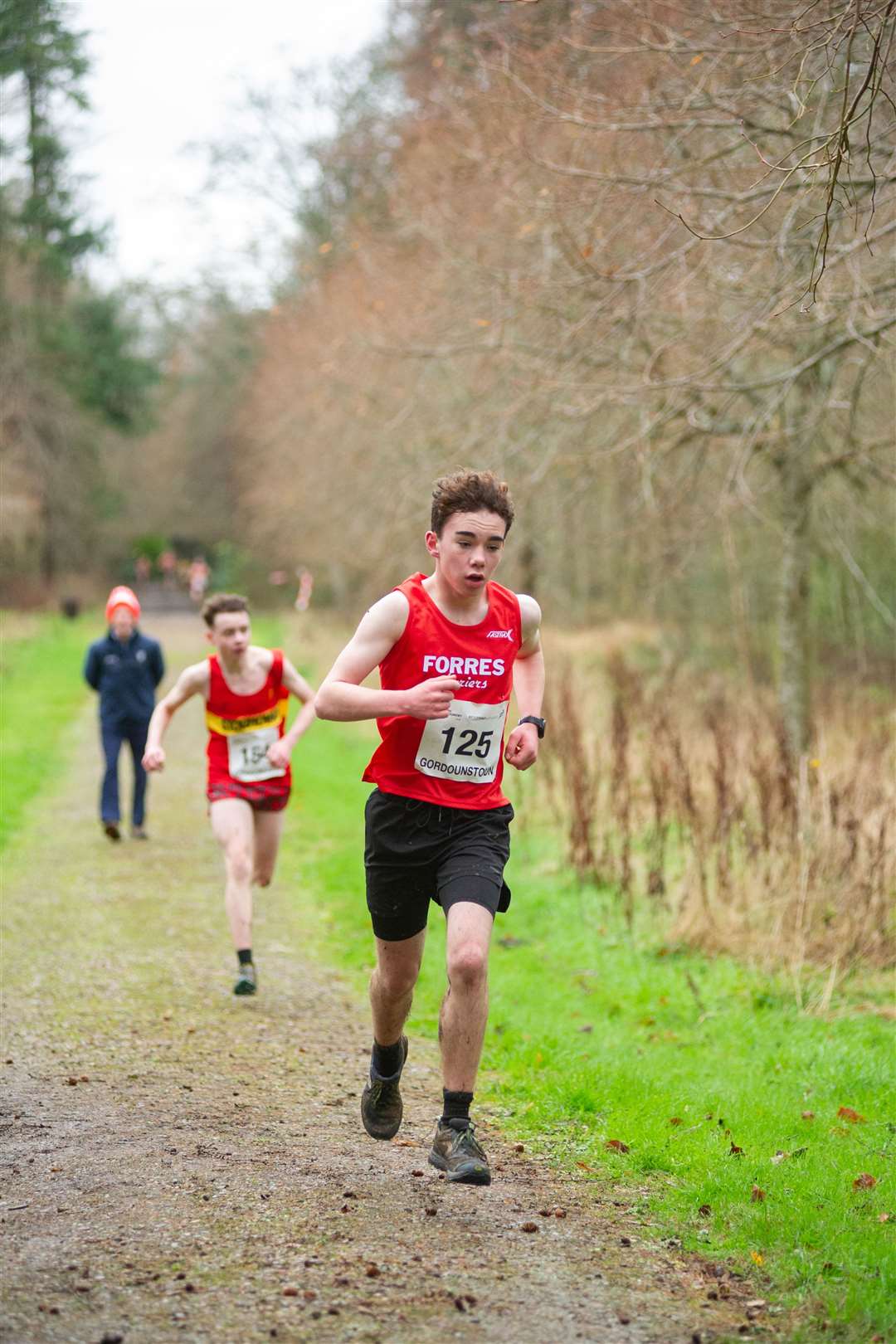 Bill Symon had another good run for Forres Harriers. Picture: Daniel Forsyth..