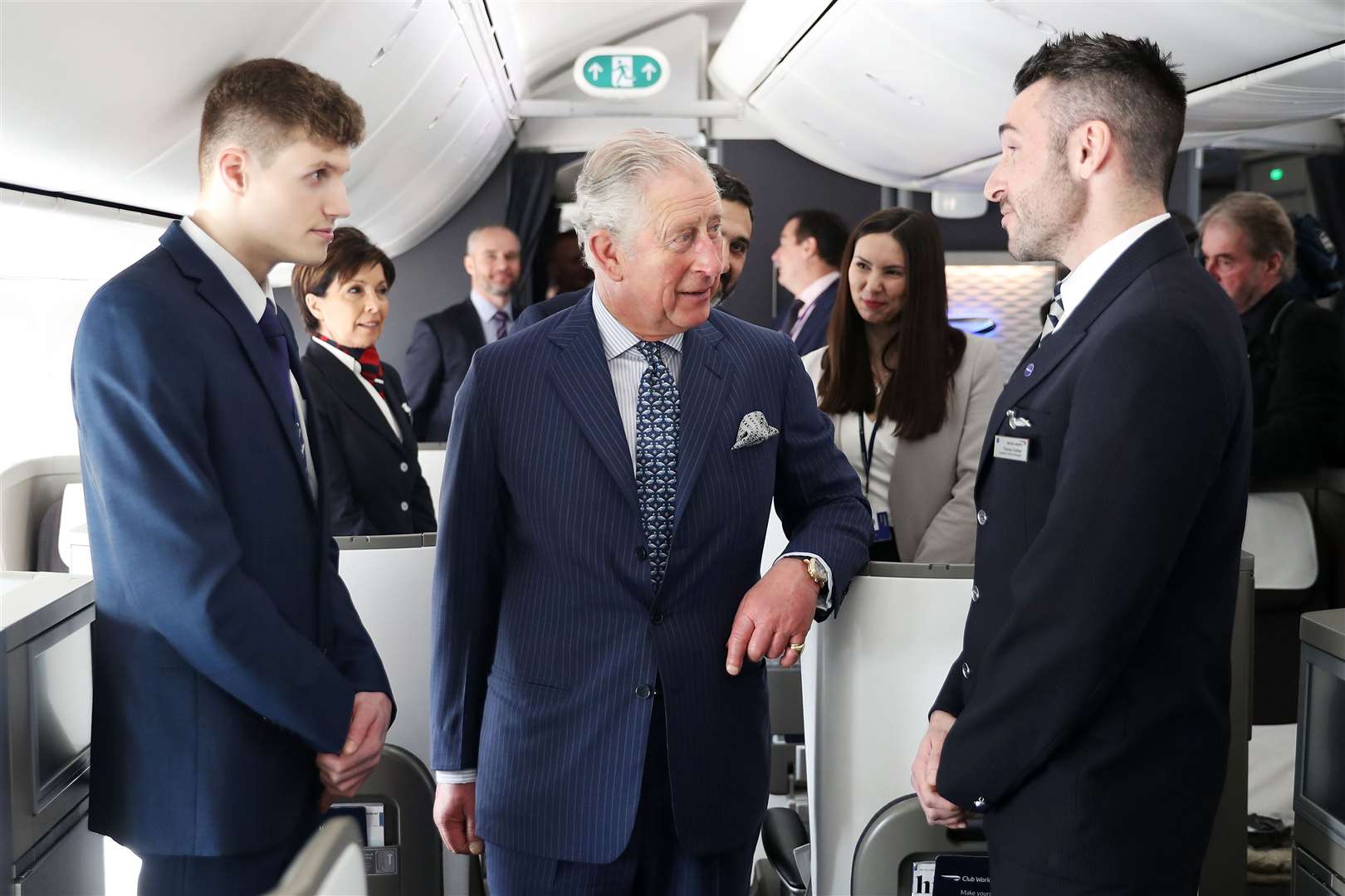 Charles visited Heathrow Airport in March 2018 (Chris Jackson/PA)