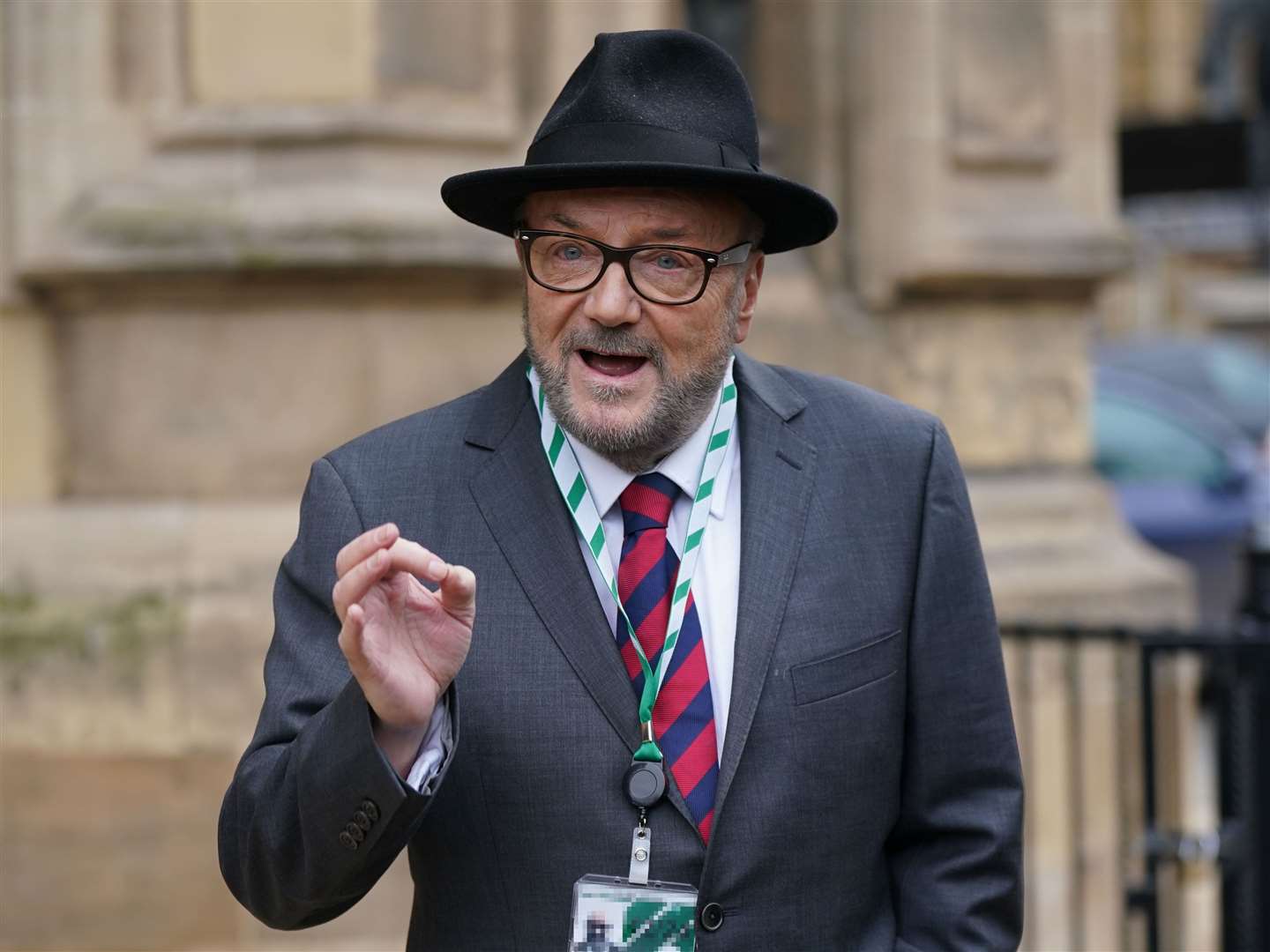 George Galloway spoke at Foreign Office questions (Yui Mok/PA)