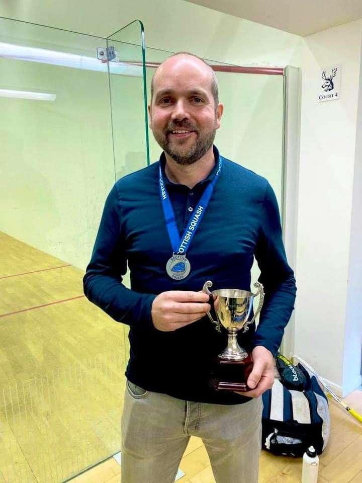 Scottish squash master Blair Mckenzie.
