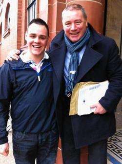 Derek told Rangers manager Ally McCoist that he is tied to a contract with Jacko's on a recent visit to Ibrox.