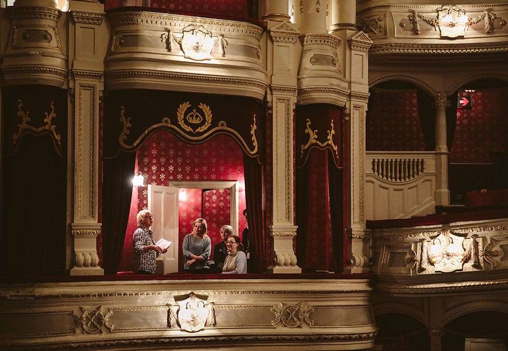 Take the chance to see behind the scenes at His Majesty's Theatr