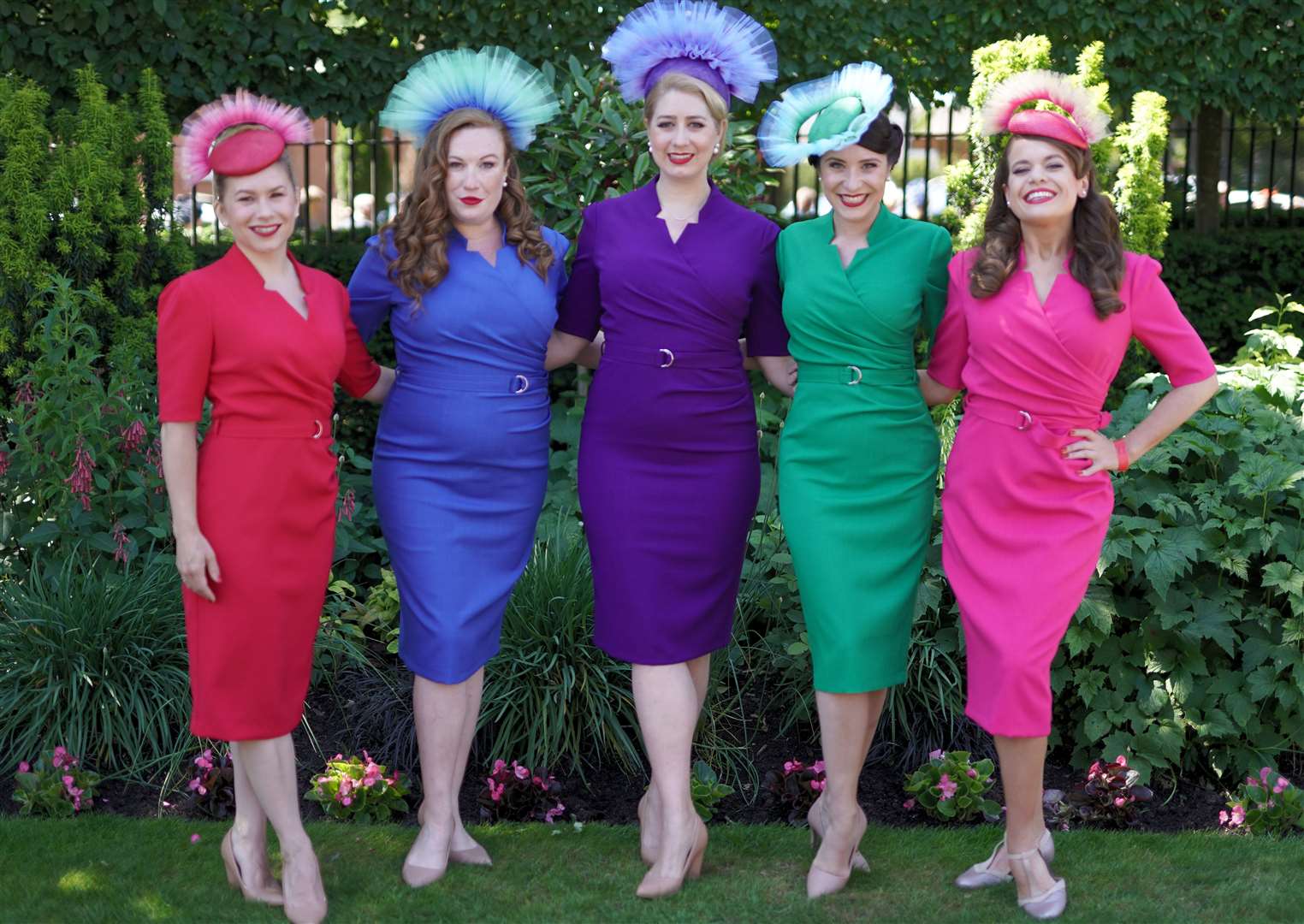 The Tootsie Rollers arriving at Royal Ascot (Aaron Chown/PA)