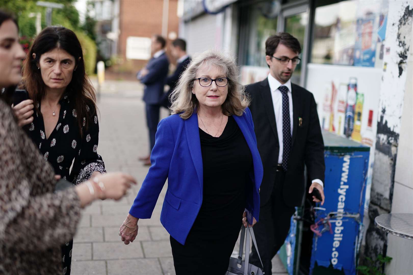 The mayor’s campaign has framed the May 2 vote as a ‘neck-and-neck’ two-horse race between Labour and the Tory candidate Susan Hall, pictured (Jordan Pettitt/PA)