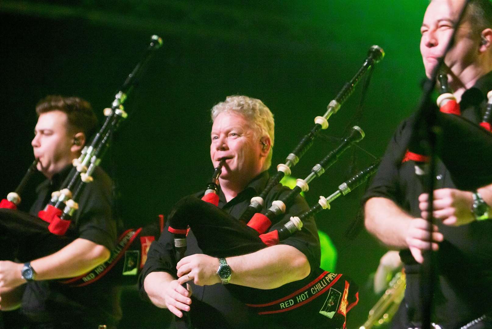 The Red Hot Chilli Pipers.