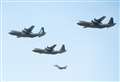 WATCH: Hercules fly-past over RAF Lossiemouth