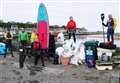 Paddleboarders tackle tide of waste in Lossie clean-up