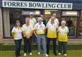 Scottish National Championship qualifier action for Forres bowlers
