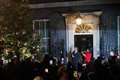 Prime Minister switches on Downing Street Christmas tree lights