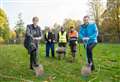 First spades hit the ground for outdoor gym at Sanquhar