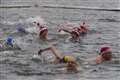 Christmas swimmers enjoy milder conditions