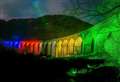Glenfinnan Viaduct lit up as Scotland gets ready to host UCI Cycling World Championships