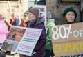 PICTURES: Forres Climate group hold International Women’s Day vigil 