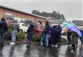 Hundreds queued in the rain for NHS places at dentist