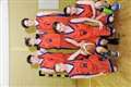 Forres Academy team slam dunk basketball tournament