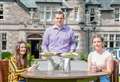 Ross serves diners at Forres hotel