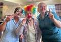 Care home residents show off circus skills