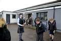 Piper plays as children leave primary school for final time