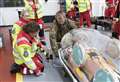 Puma helicopter from Kinloss flies its first critically ill Coronavirus patient to hospital