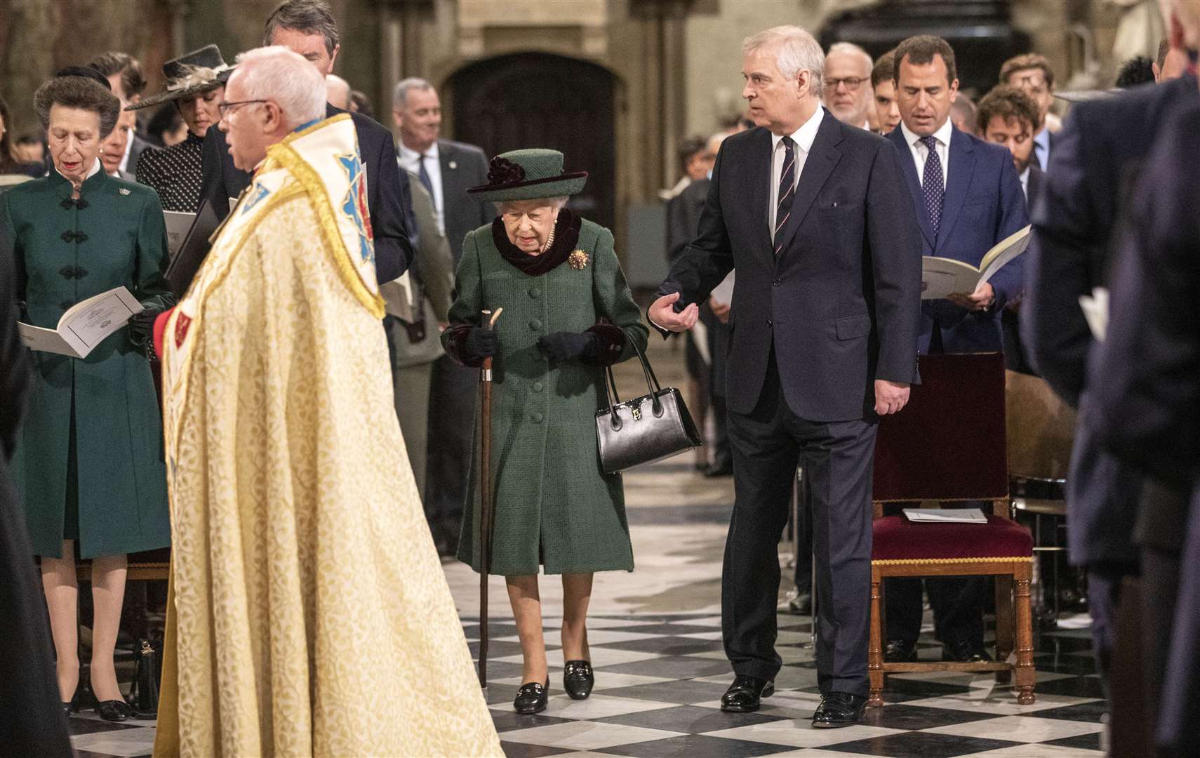 The Queen and Andrew (Richard Pohle/The Times/PA)
