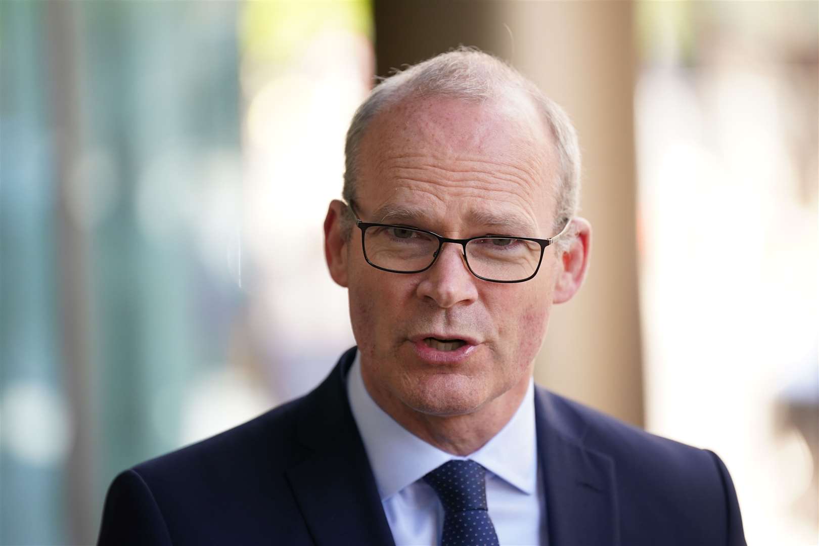 Ireland’s foreign affairs minister Simon Coveney said the unilateral action from the UK was ‘damaging to trust’ (Rebecca Black/PA)
