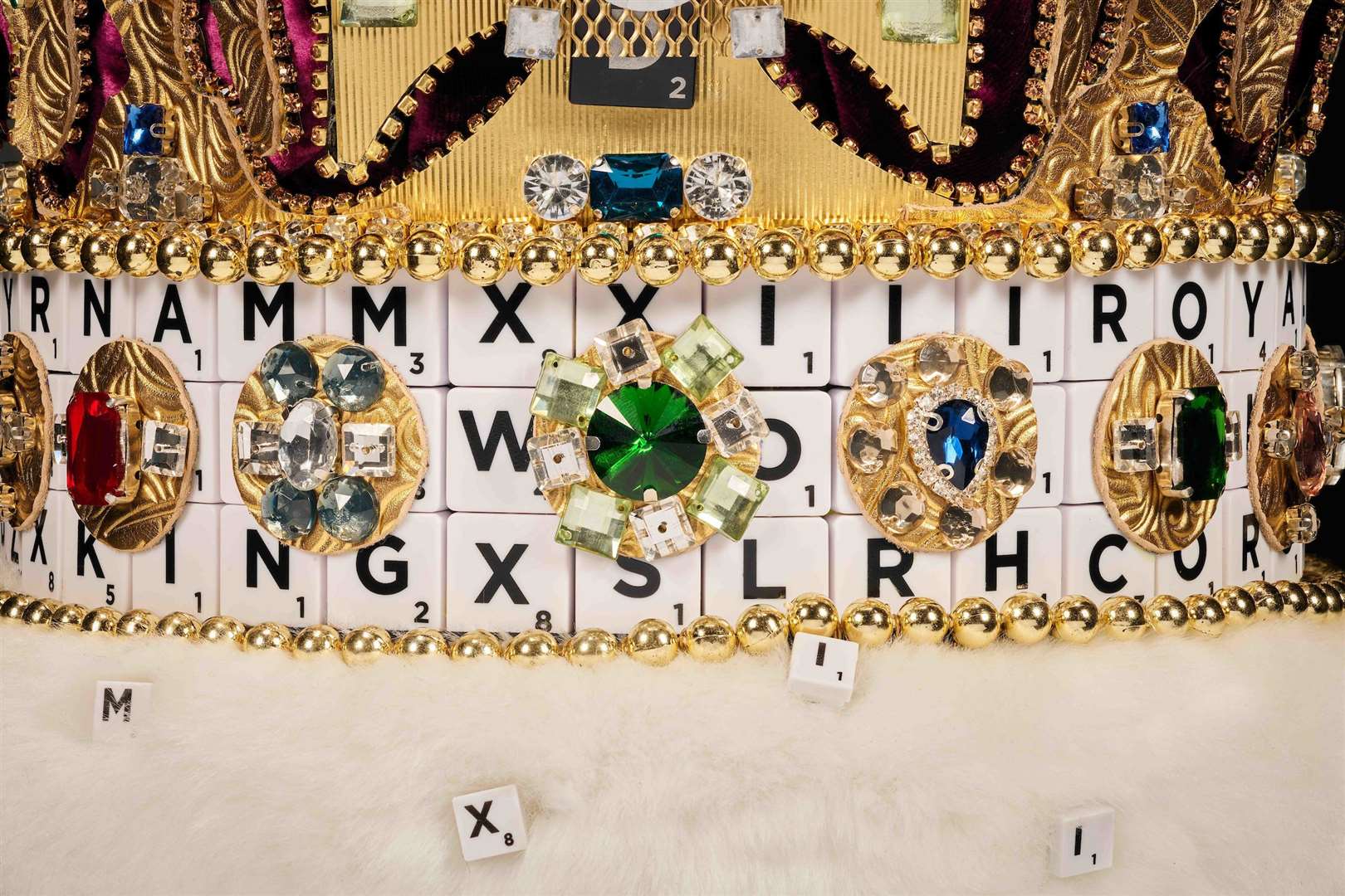 A close-up of the Scrabble Crown (Mattel/Michael Bowles)