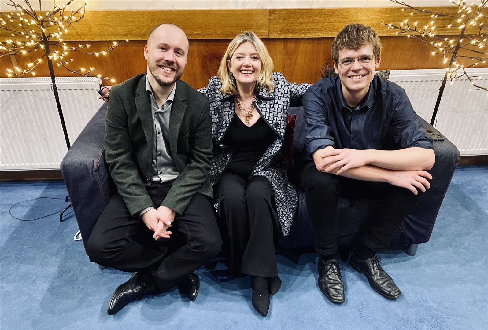 Fiona Kennedy will be joined by Nils Elders (left) and Neil Birse when she comes to Elgin Town Hall.