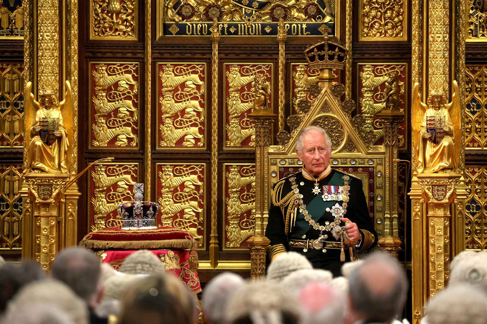 The Prince of Wales during the Queen’s Speech (Dan Kitwood/PA)