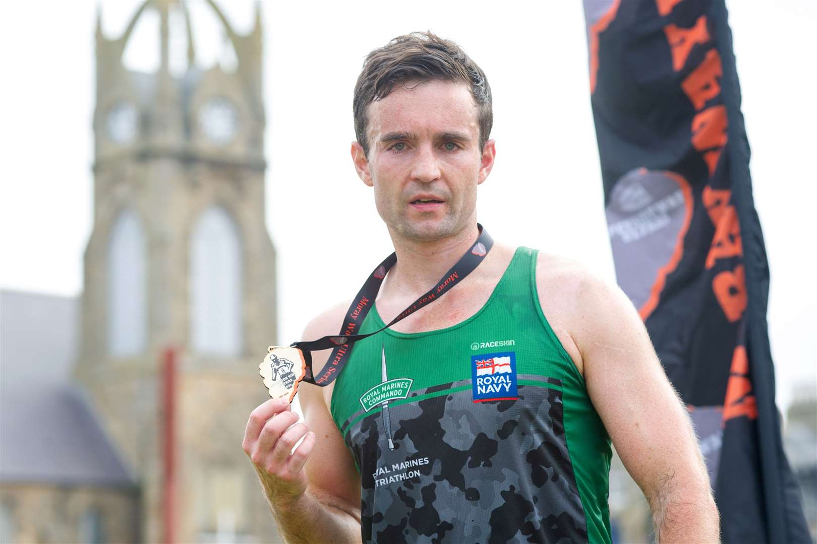 Andy Bryce won last year's 36 mile Speyside Way ultra.Picture: Daniel Forsyth