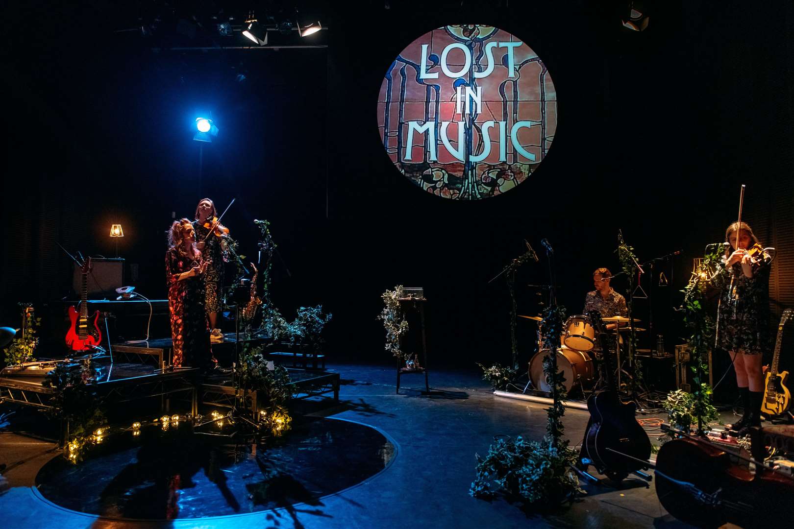 Lost in Music, by Edinburgh's Magnetic North arrives at Dyke Village Hall... Photo: Mihaela Bodlovic