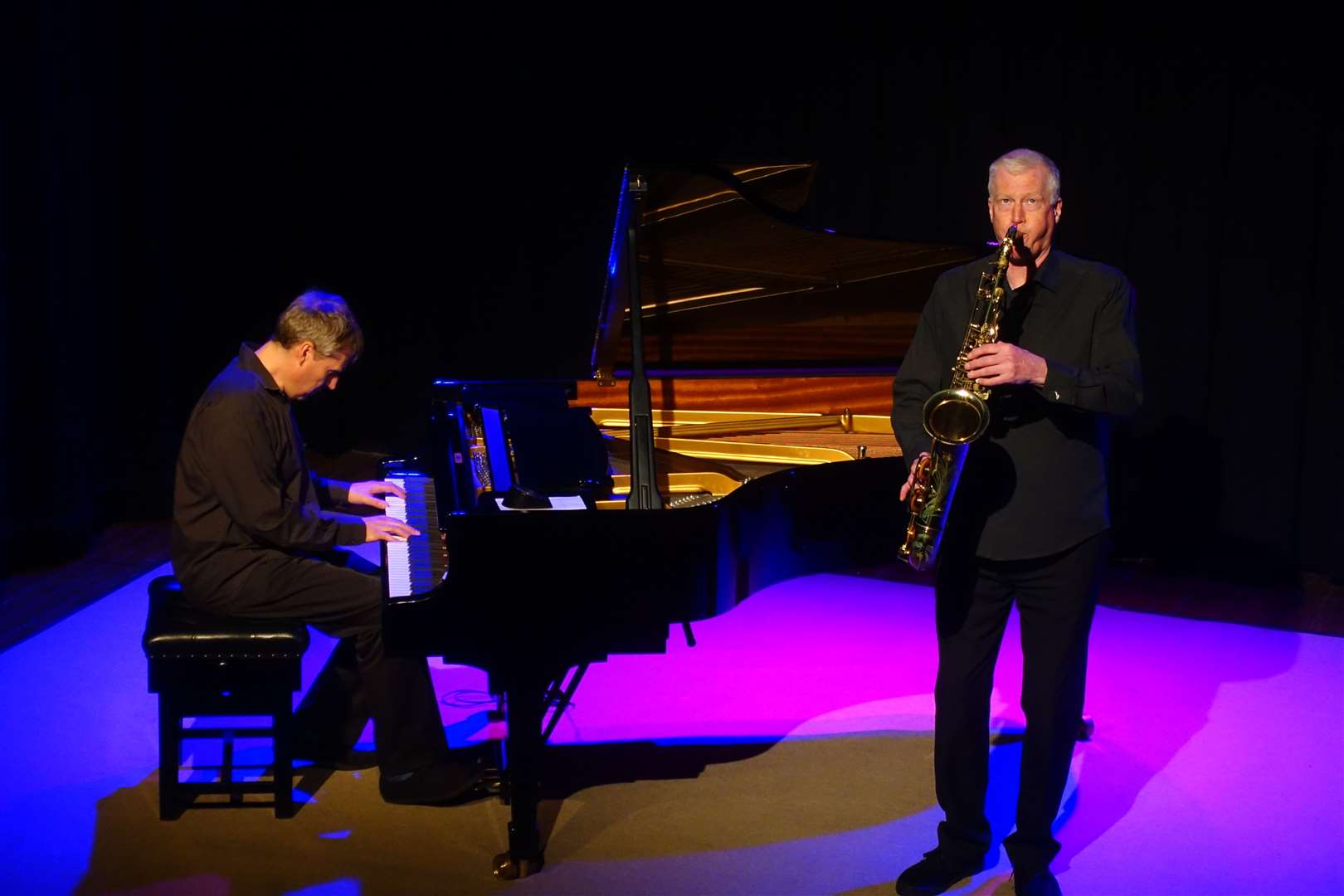 Ian Millar (saxophone) and Dominic Spencer (piano)
