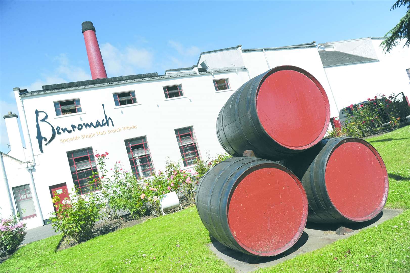 Benromach distillery in Forres