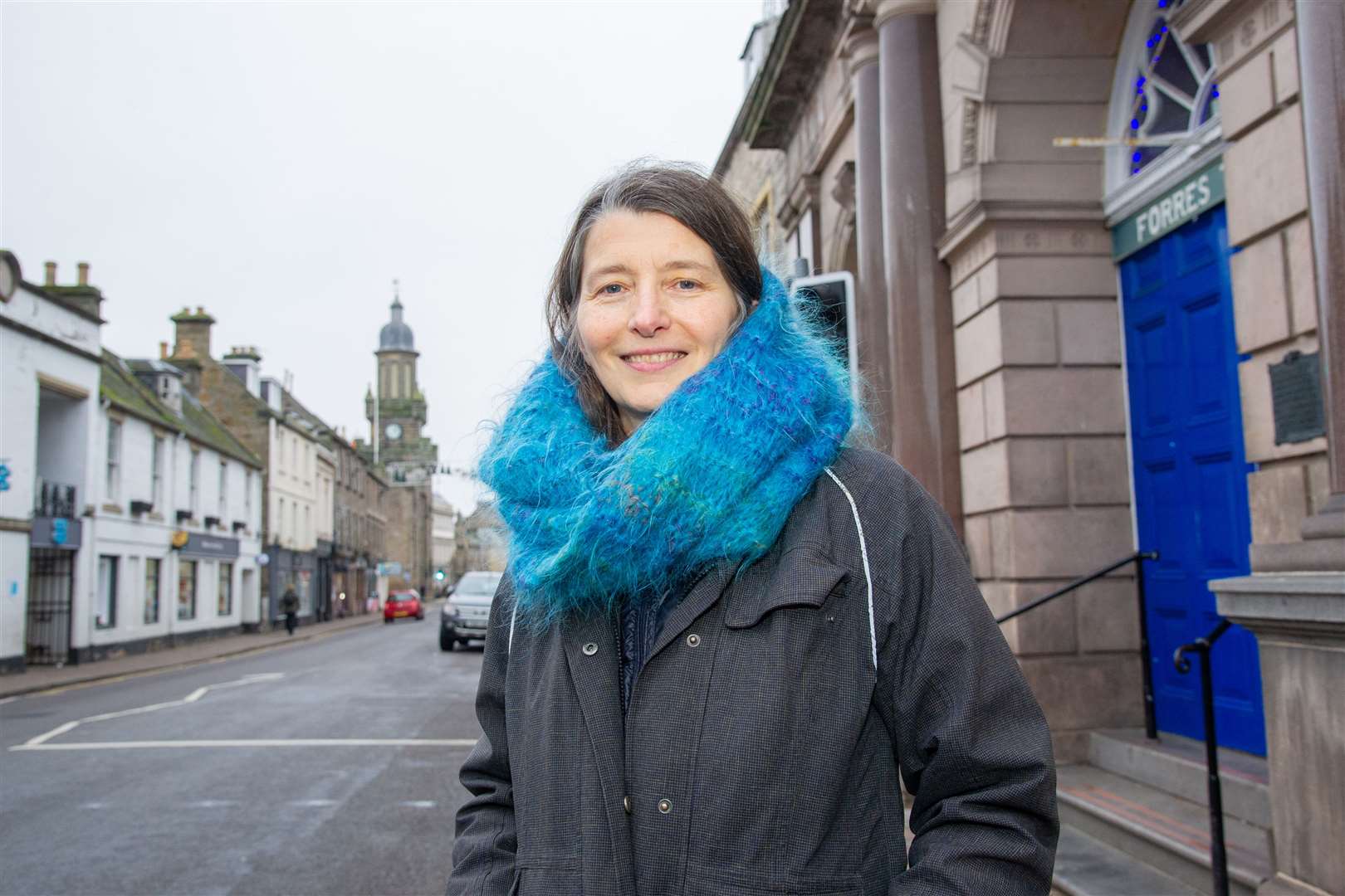 Green MSP Ariane Burgess in Forres. Picture: Daniel Forsyth.