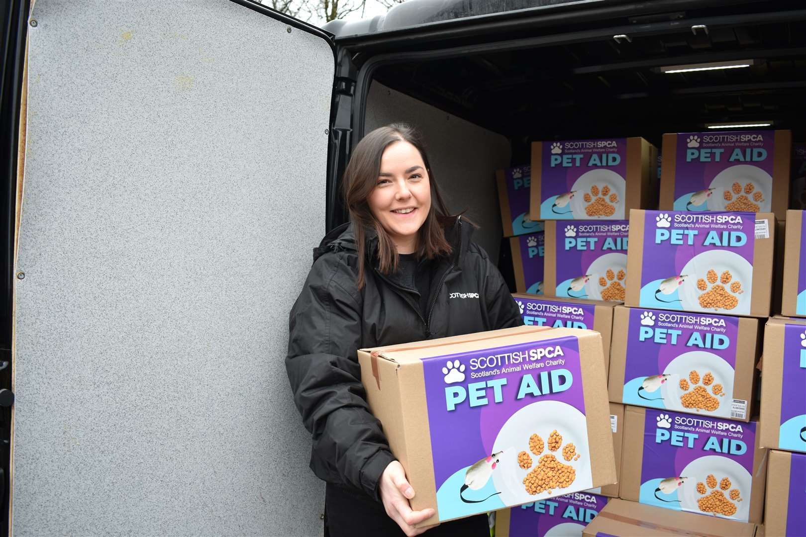 Pet Aid aims to help those pet owners who are struggling to feed their pets due to the cost of living crisis. Picture: Scottish SPCA