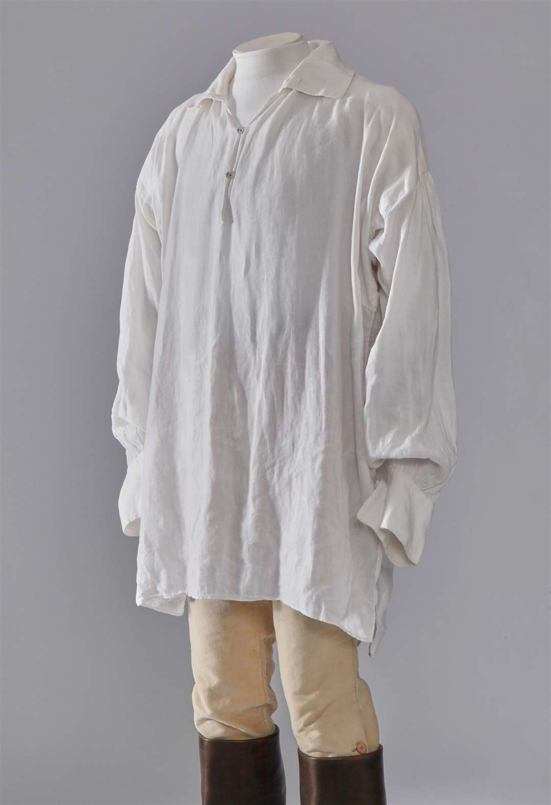 The shirt worn by Colin Firth in Pride And Prejudice (Cosprop/Kerry Taylor Auctions/PA)