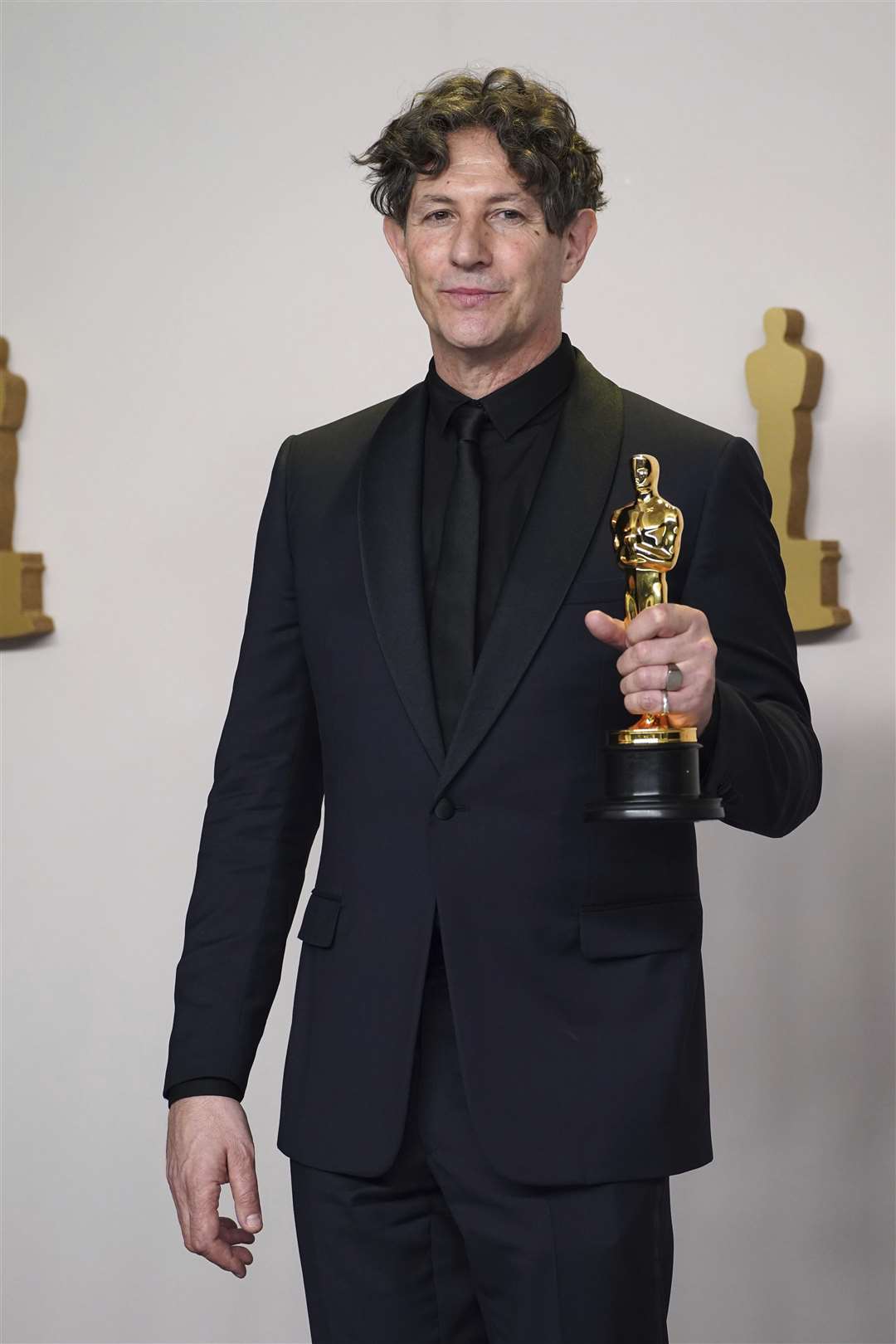 Director Jonathan Glazer accepted the best international feature Oscar for The Zone Of Interest (Jordan Strauss/Invision/AP)