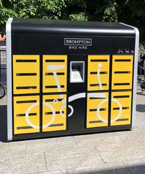 A bike hire facility similar to the one at Elgin railway station.