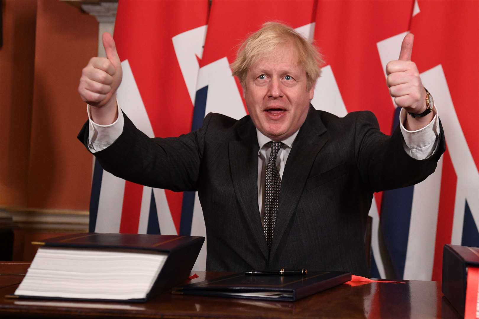 Boris Johnson was said to take a thumbs-up and divert approach to criticism (Leon Neal/PA)