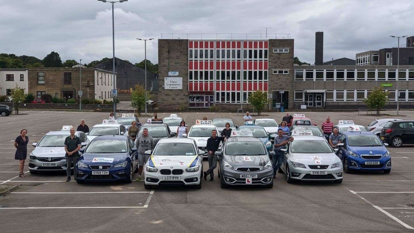 Moray driving instructors move into gear for the restart of regular driving lessons. Picture: Christel Dickinson, of Elgin's Christel Clear School of Motoring.