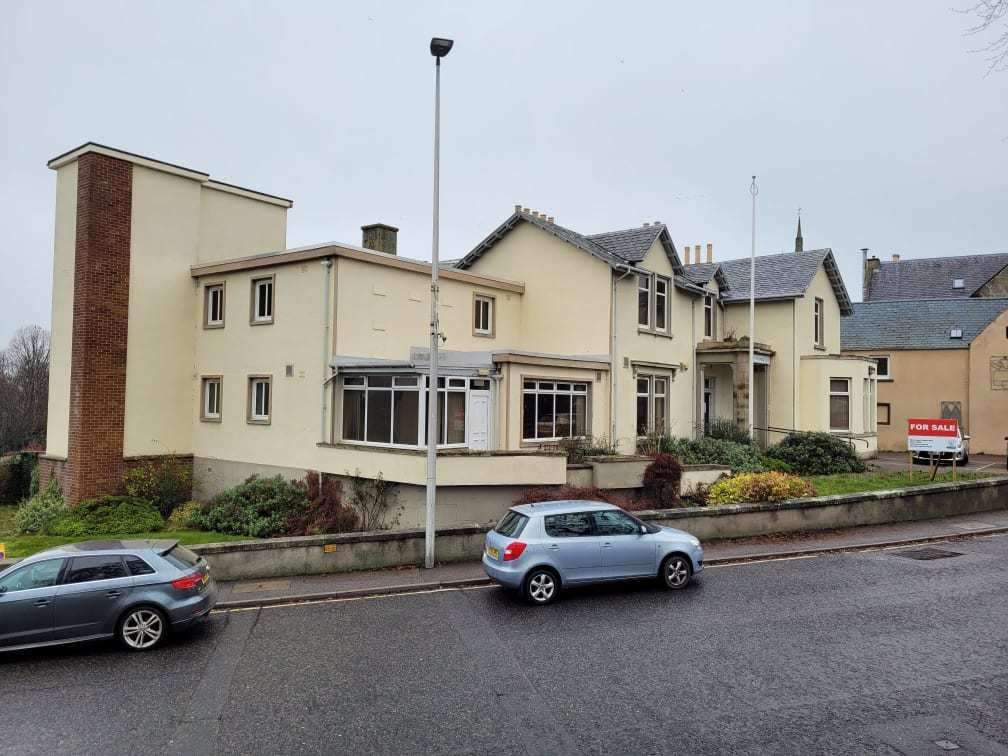 Former care home then Moray Council access point, Auchernack House.