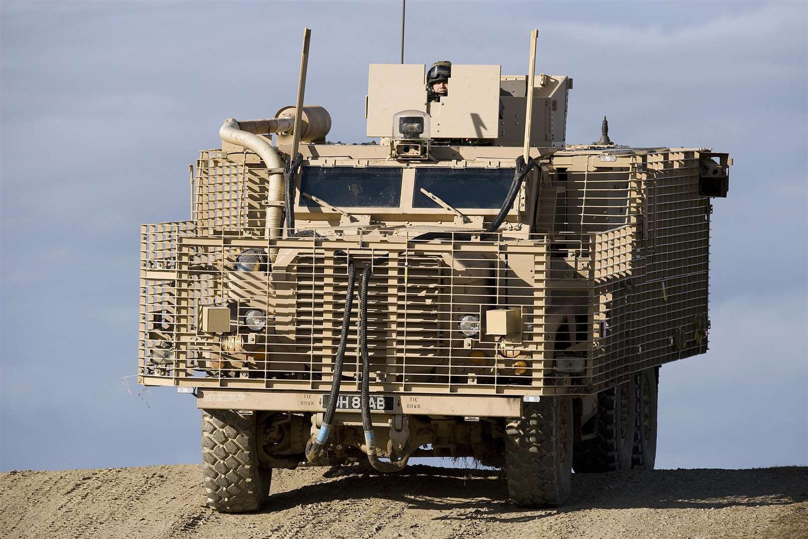 The Prime Minister has promised to send Ukraine the Mastiff, which can be used as a reconnaissance or patrol vehicle (Ministry of Defence handout/PA)